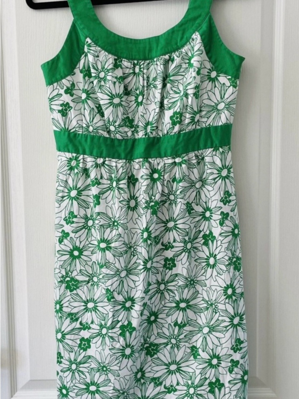 a.n.a Green and White Floral Sundress